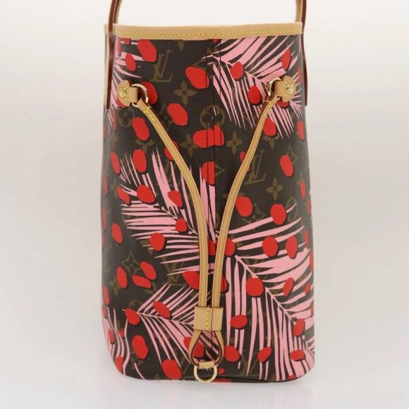 LOUIS VUITTON Monogram Jungle Dot Neverfull MM Tote Bag M41979 LV Auth 67490SV - Picture 4 of 16